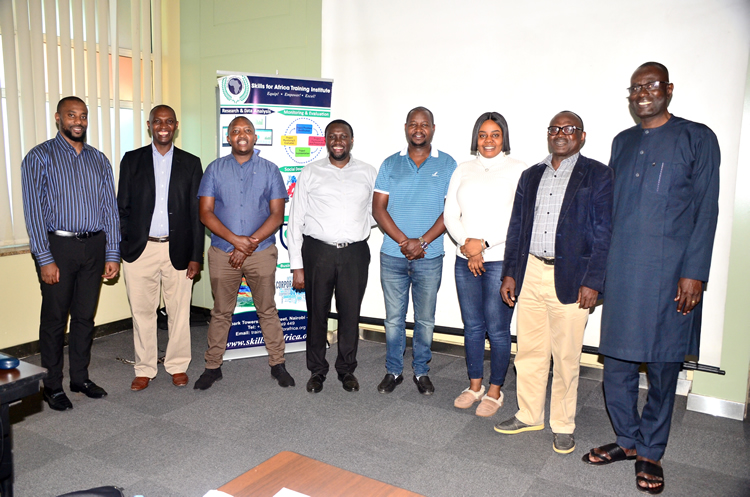 African professionals in training workshop